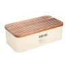 ESTIA ΨΩΜΙΕΡΑ ALLURE ΜΕΤΑΛΛΙΚΗ 42x23x13cm IVORY