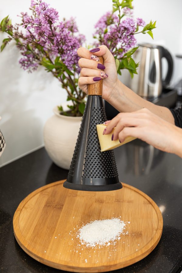 ESTIA ΤΡΙΦΤΗΣ BAMBOO ESSENTIALS ΑΝΟΞΕΙΔΩΤΟΣ ΚΩΝΙΚΟΣ ΜΑΥΡΟΣ
