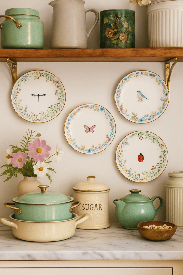 Fancy Garden – Σετ 2 Πιάτα Πορσελάνης 16εκ. σε 2 Σχέδια