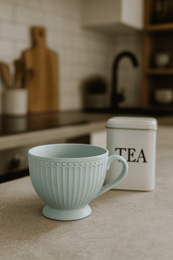 GreenGate Φλυτζάνι Τσαγιού Alice Ice Blue – Πορσελάνινο Φλυτζάνι 400ml σε Παστέλ Γαλάζιο