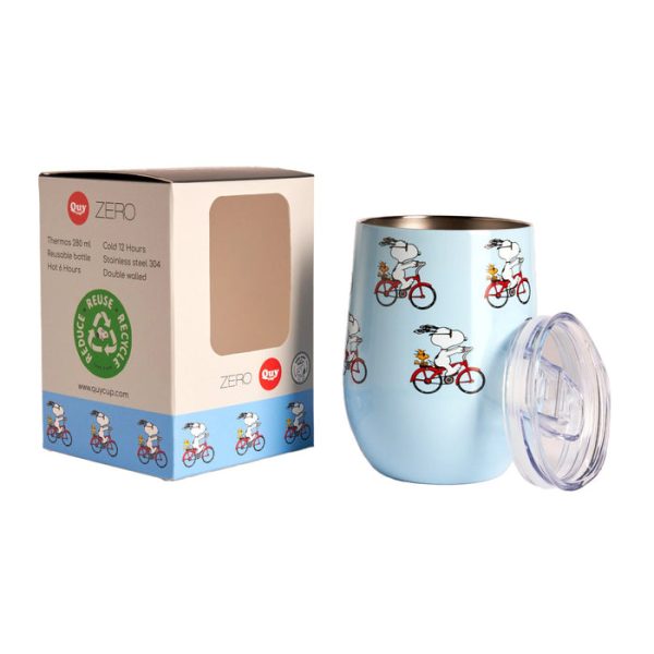 Quycup Snoopy bici Stainless Steel Thermo Cup - Image 2