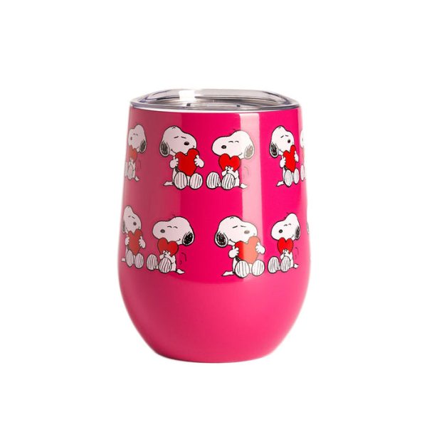 Quycup Snoopy love Stainless Steel Thermo Cup