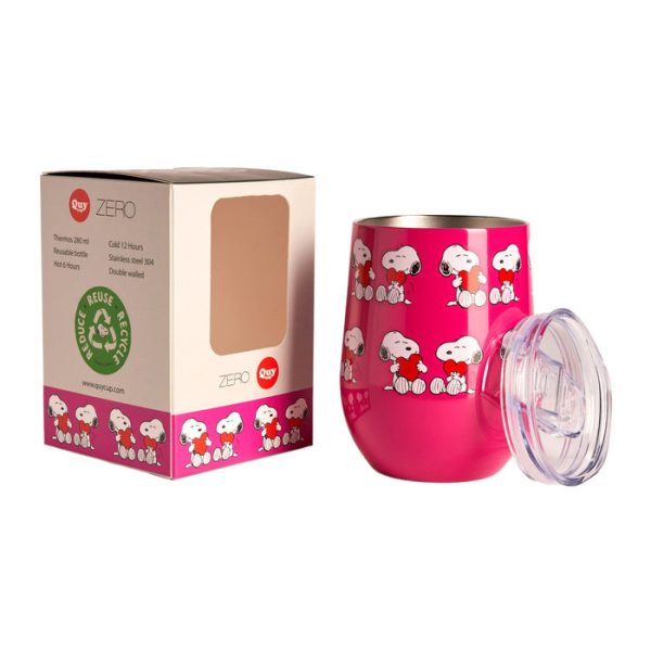 Quycup Snoopy love Stainless Steel Thermo Cup - Image 2