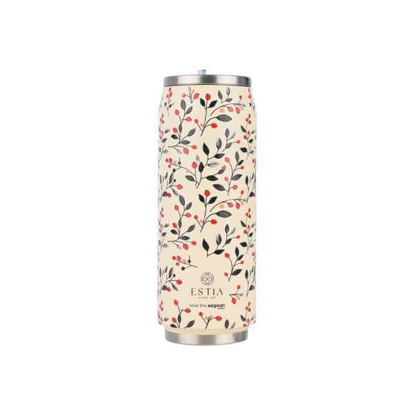 ΘΕΡΜΟΣ TRAVEL CUP SAVE THE AEGEAN 500ml BLOOM BEIGE