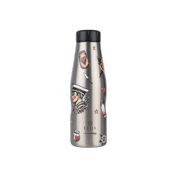 ΘΕΡΜΟΣ TRAVEL FLASK SAVE THE AEGEAN 500ml OLD SCHOOL INK