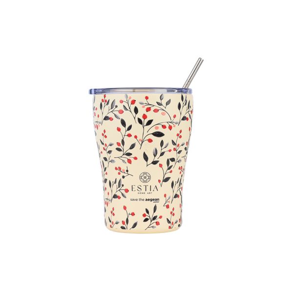 ΘΕΡΜΟΣ COFFEE MUG SAVE THE AEGEAN 350ml BLOOM BEIGE