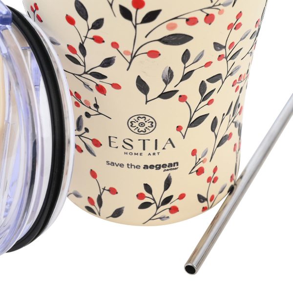 ΘΕΡΜΟΣ COFFEE MUG SAVE THE AEGEAN 350ml BLOOM BEIGE - Image 2