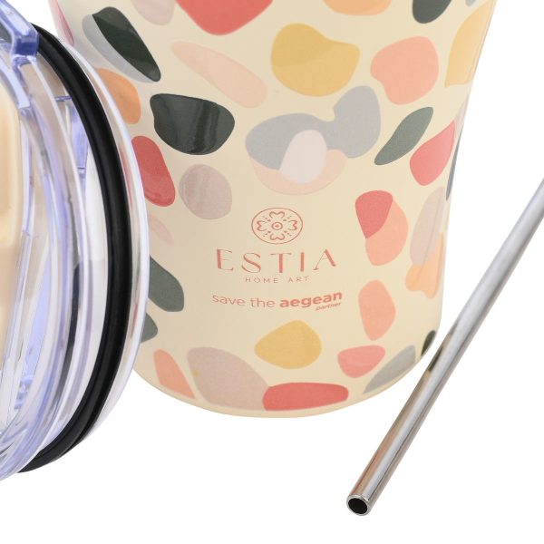 ΘΕΡΜΟΣ COFFEE MUG SAVE THE AEGEAN 350ml HUE PEBBLES - Image 3