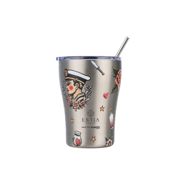 ΘΕΡΜΟΣ COFFEE MUG SAVE THE AEGEAN 350ml OLD SCHOOL INK