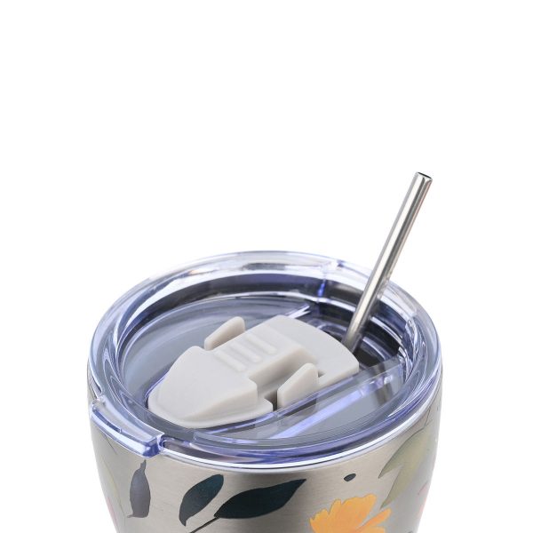 ΘΕΡΜΟΣ COFFEE MUG SAVE THE AEGEAN 350ml SILVER BOTANIC - Image 2