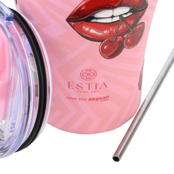 ΘΕΡΜΟΣ COFFEE MUG SAVE THE AEGEAN 350ml BLUSH POP - Image 3