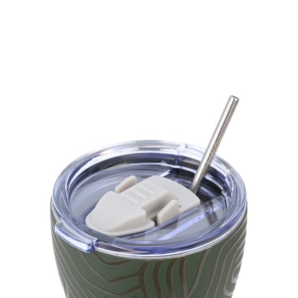 ΘΕΡΜΟΣ COFFEE MUG SAVE THE AEGEAN 350ml OLIVE FLOW - Image 2