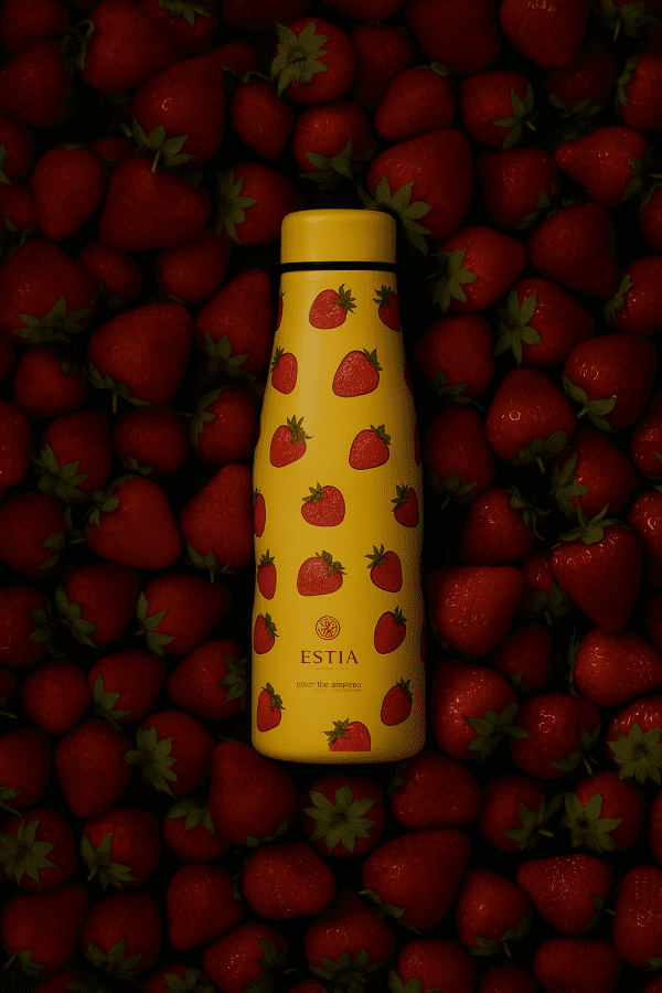 ΘΕΡΜΟΣ TRAVEL FLASK SAVE THE AEGEAN 500ml BERRY BRIGHT