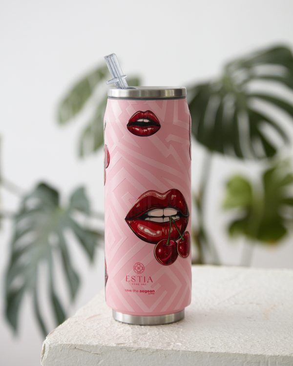ΘΕΡΜΟΣ TRAVEL CUP SAVE THE AEGEAN 500ml BLUSH POP