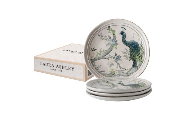 Laura Ashley – Σετ 4 Πιάτων Πορσελάνης Ø20 εκ. “Belvedere Artisan”